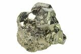 Gleaming Pyrite Crystal Cluster - Peru #136172-1